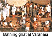 A ghat at Varanasi