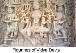 figurines of vidya devis